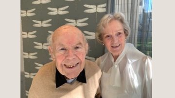 65th wedding anniversary celebrations at Fleming Court